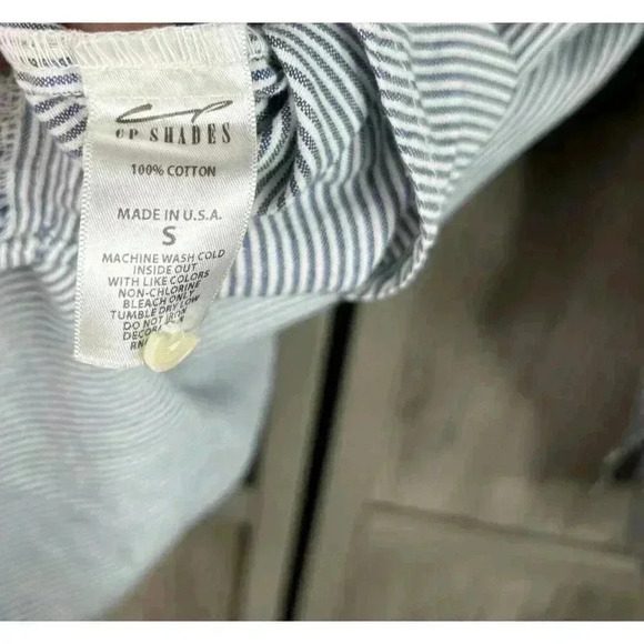 CP Shades Top Small Tunic Popover Striped Long Sleeves Sz S - Picture 4 of 11